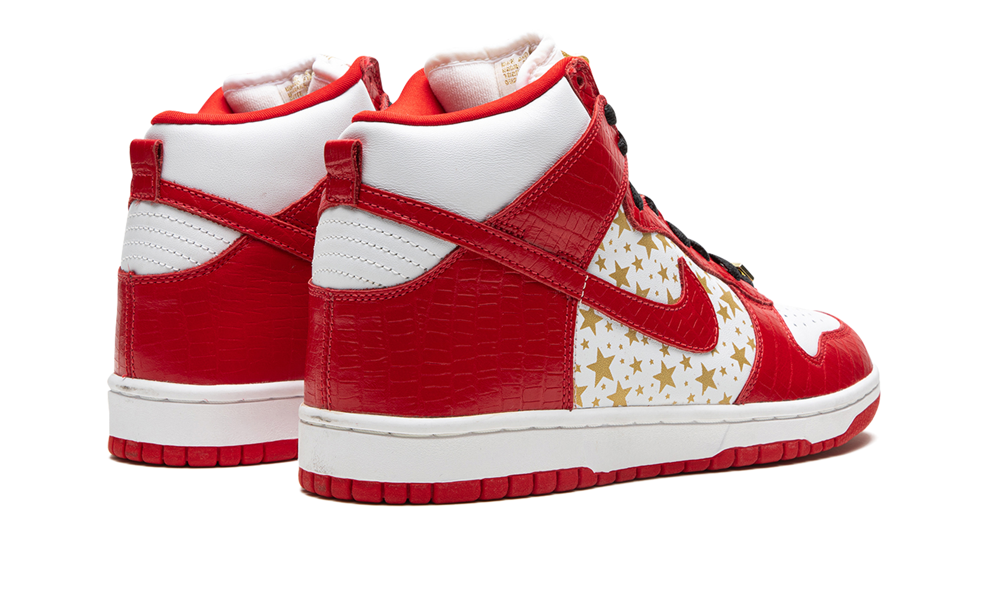 Nike SB Dunk High Pro Supreme Red Stars 2003 Iconic Skate Sneakers