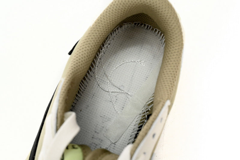 Travis Scott Air Jordan 1 Low Golf Olive Edition Performance Sneakers