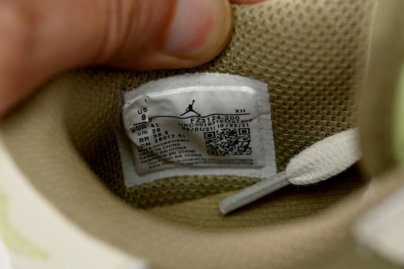 Travis Scott Air Jordan 1 Low Golf Olive Edition Performance Sneakers