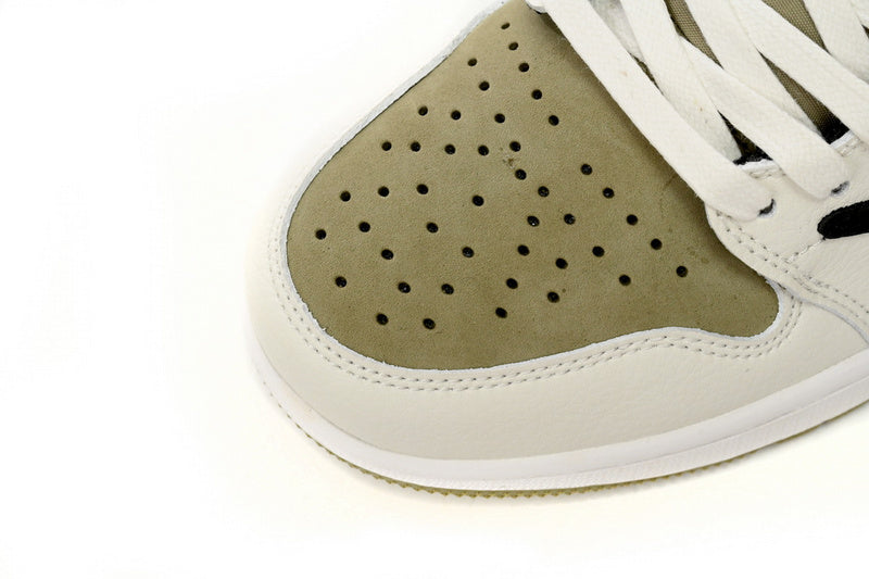 Travis Scott Air Jordan 1 Low Golf Olive Edition Performance Sneakers