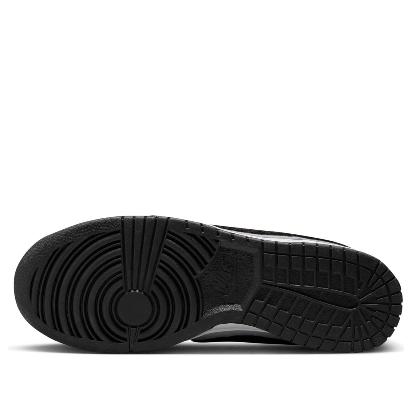 Nike Dunk Low ‘Chenille Swoosh – Black Grey Fog’