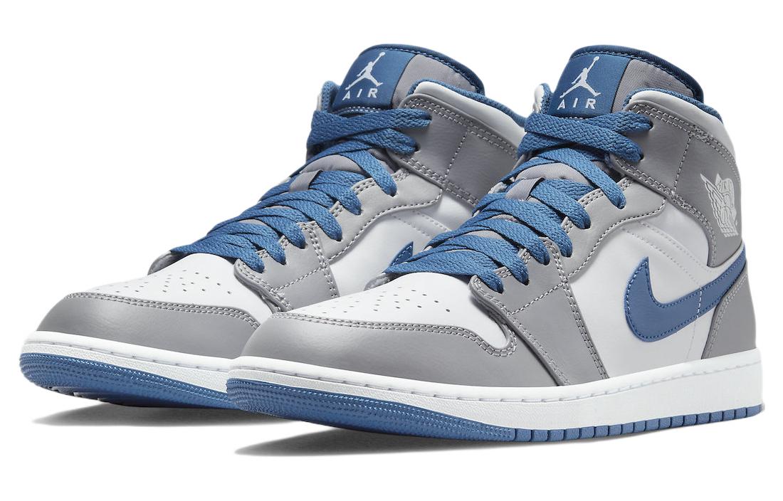 Air Jordan 1 Mid ‘Cement Grey True Blue’