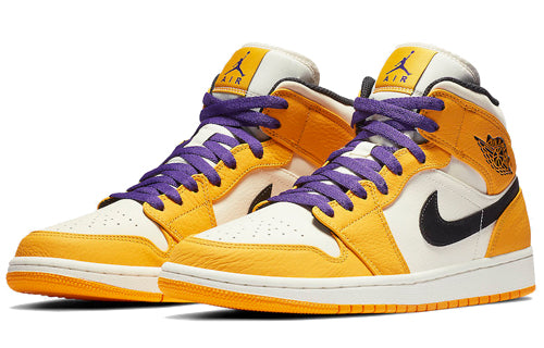 Air Jordan 1 Mid ‘Lakers Gold’