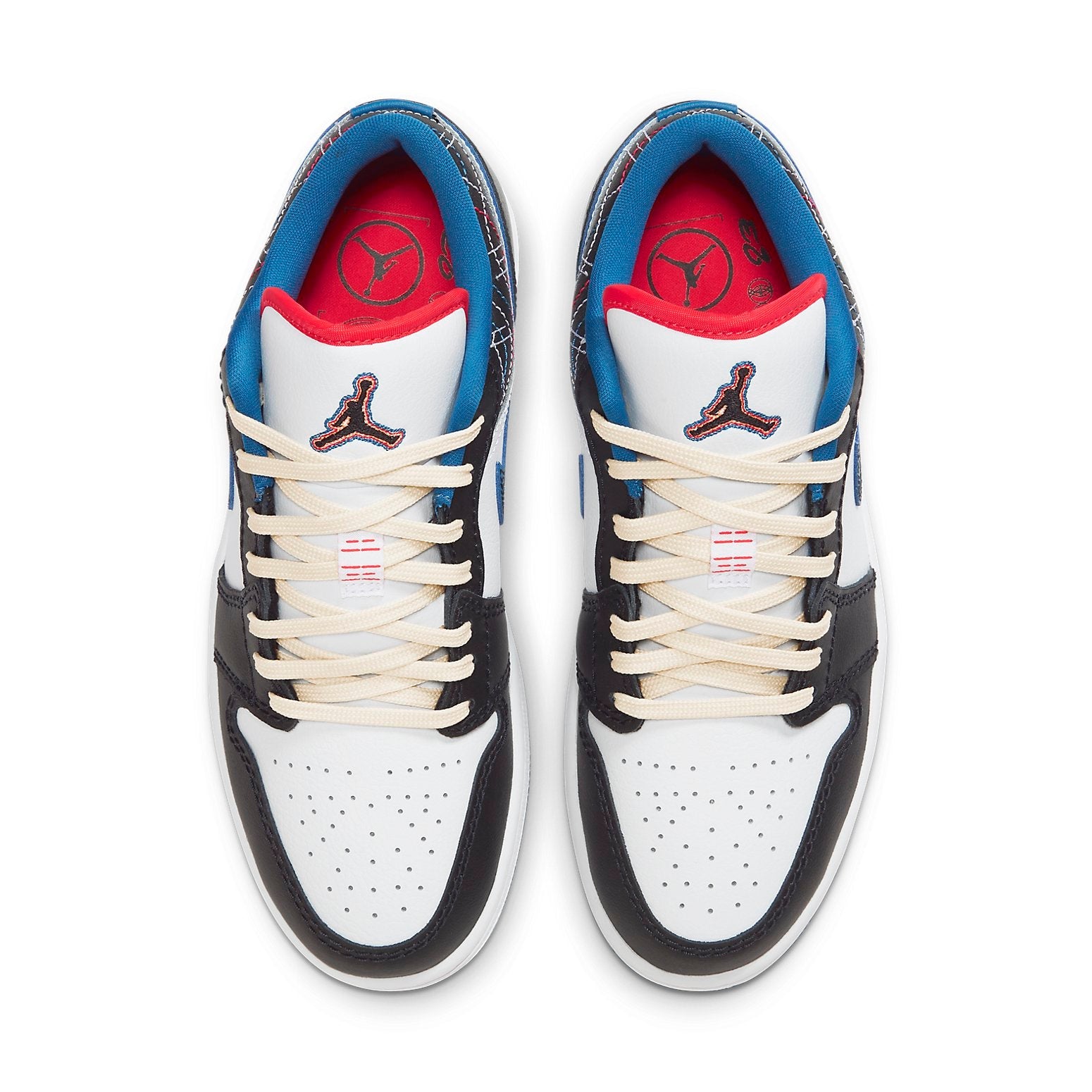 Air Jordan 1 Low ‘White Industrial Blue Siren Red’