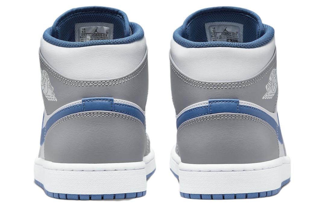 Air Jordan 1 Mid ‘Cement Grey True Blue’