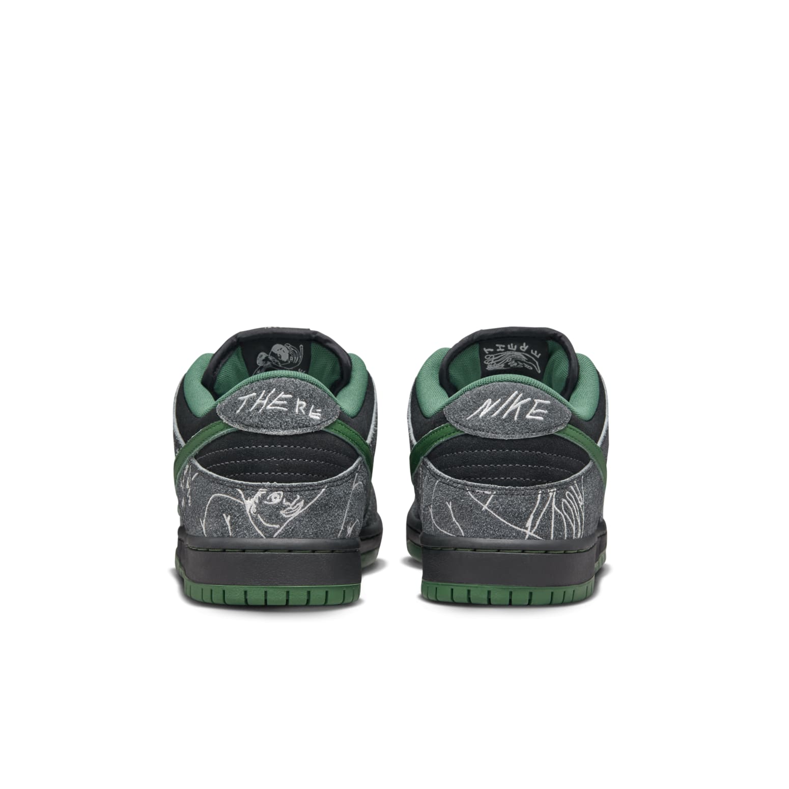 Nike x There Skateboard SB Dunk Low Pro ‘Anthracite Gorge Green’
