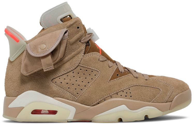 Travis Scott Air Jordan 6 Retro British Khaki DH0690-200 Collector's Edition