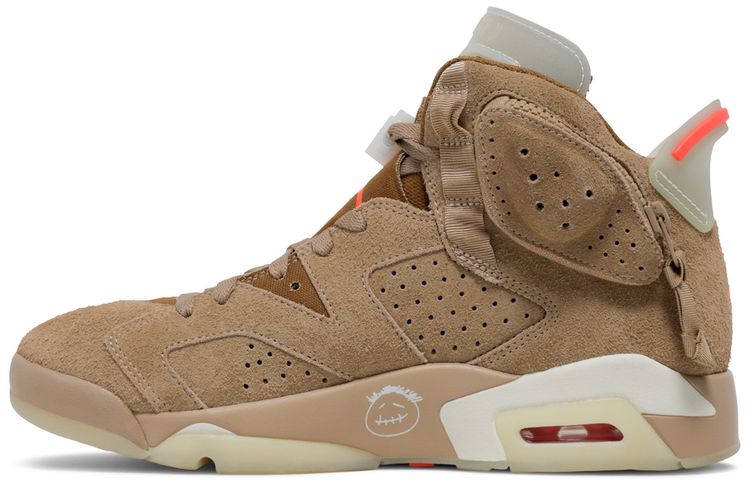 Travis Scott Air Jordan 6 Retro British Khaki DH0690-200 Collector's Edition