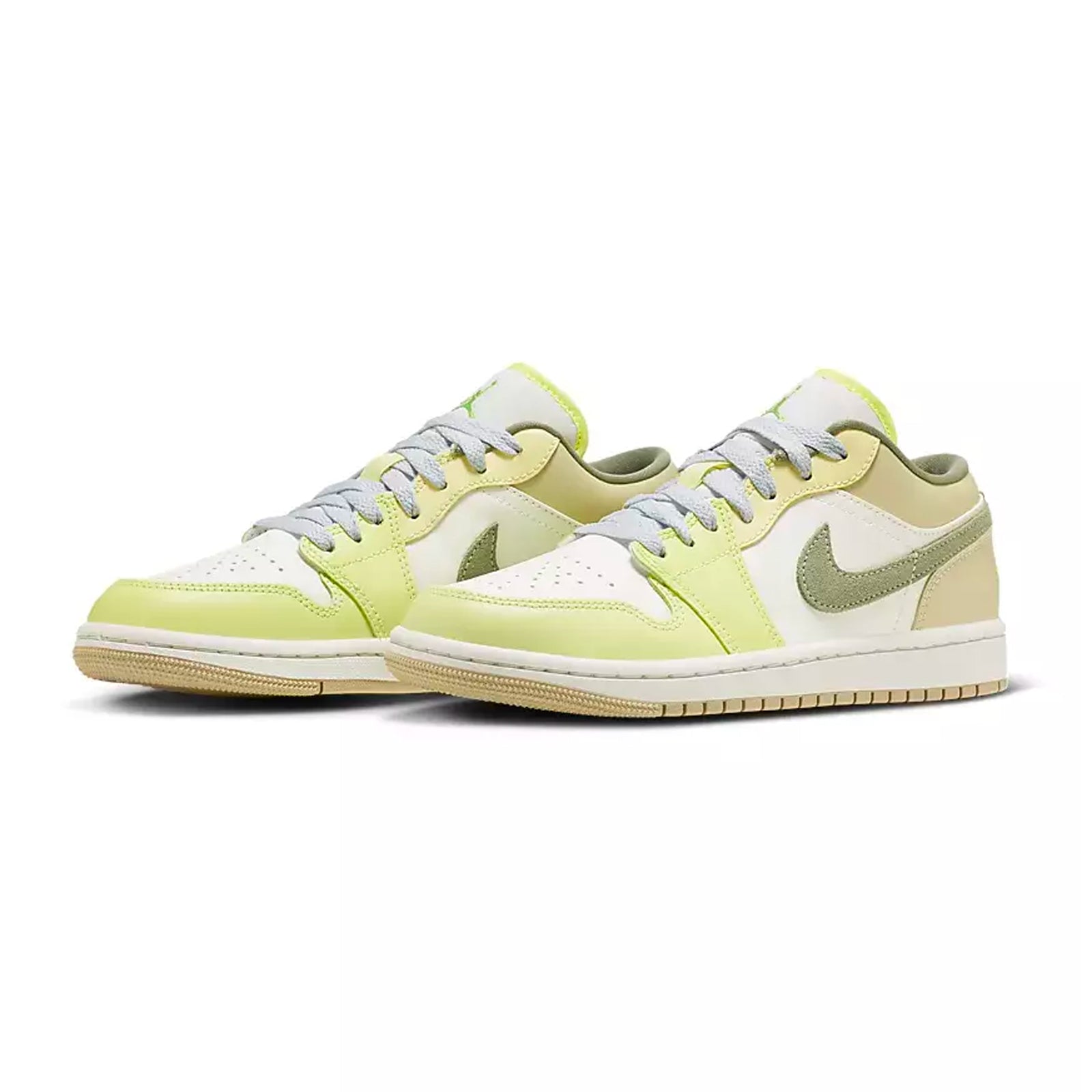 Air Jordan 1 Low ‘Sail Oil Green Light Lemon’