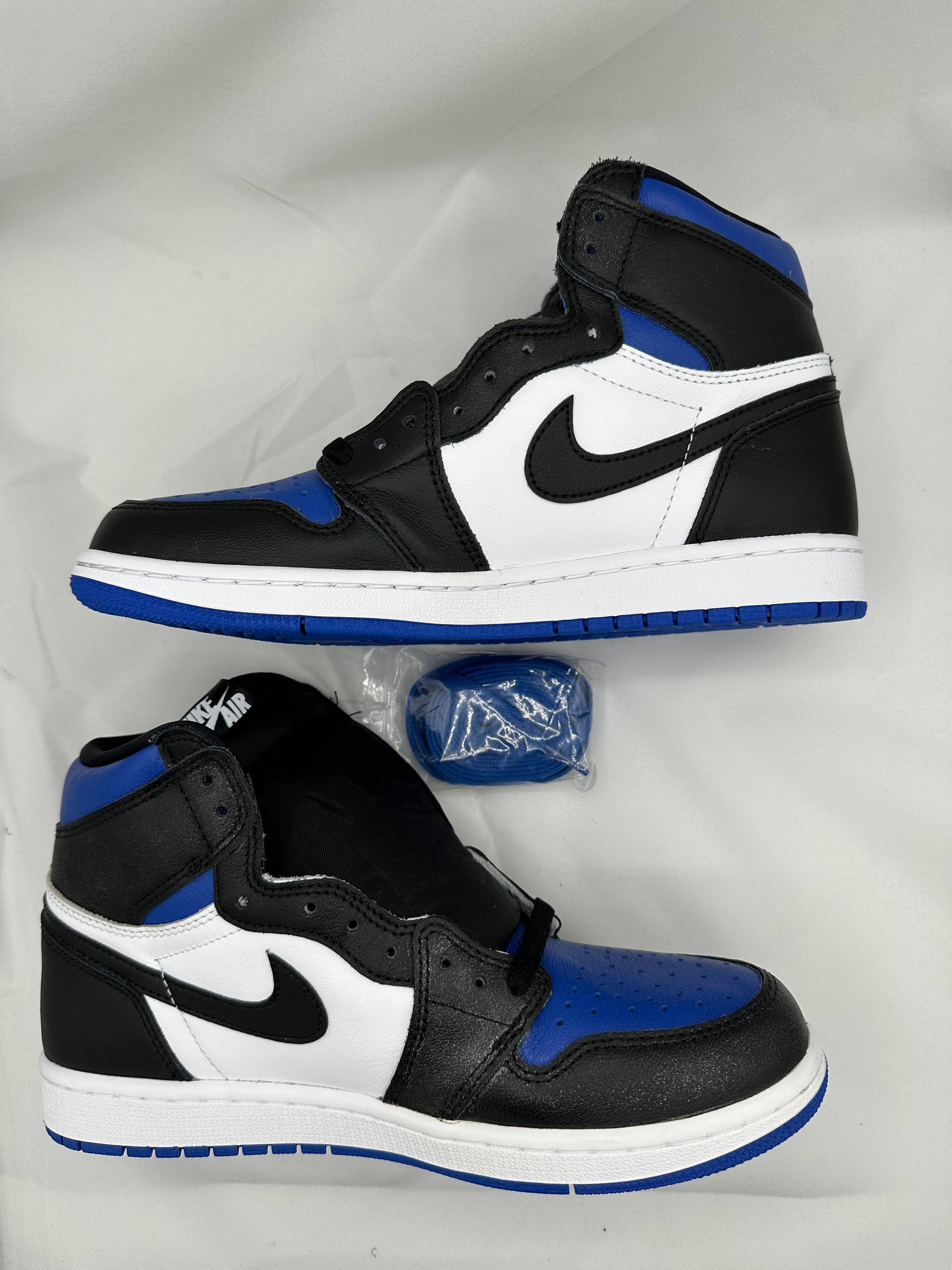 Iconic Air Jordan 1 Retro High OG Royal Toe Premium Leather Sneaker