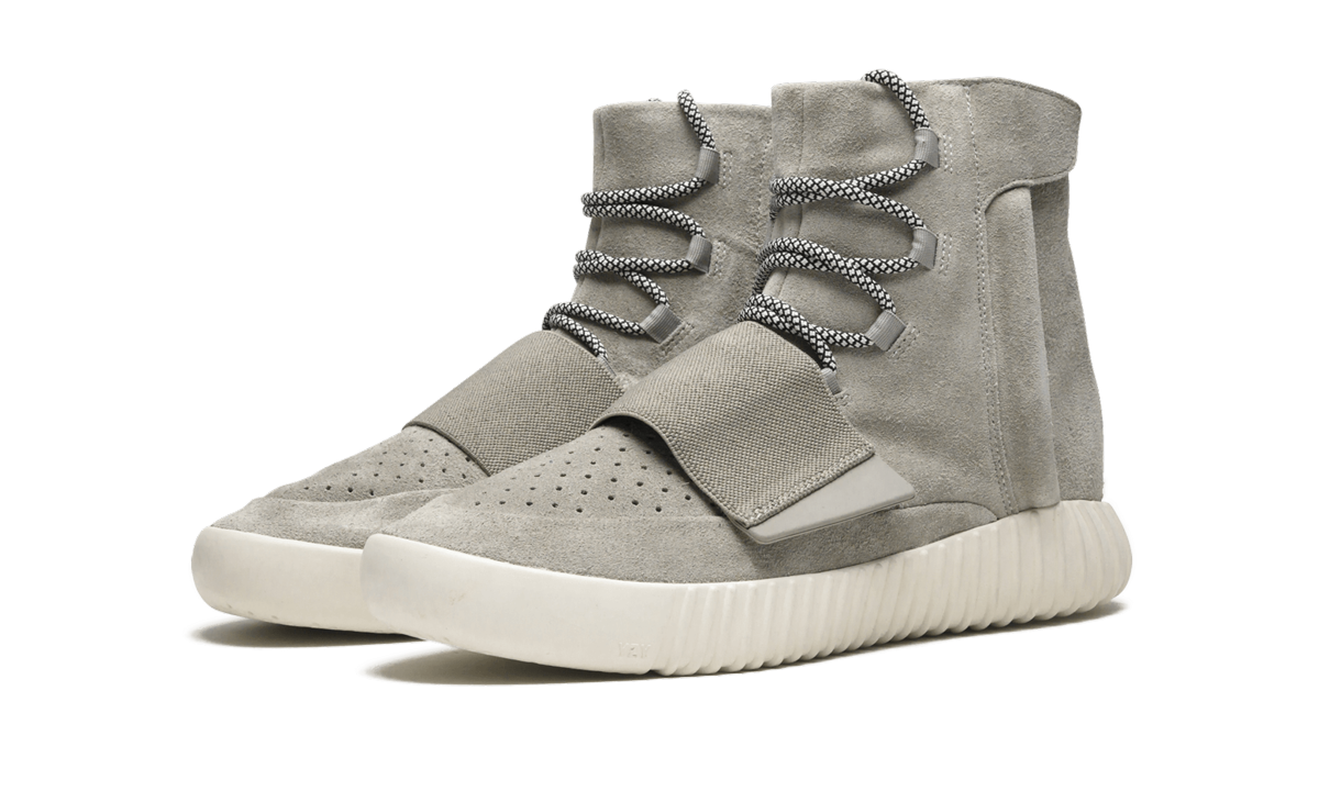 Yeezy Boost 750 Light Brown Premium Suede High-Top Sneakers with Boost Comfort