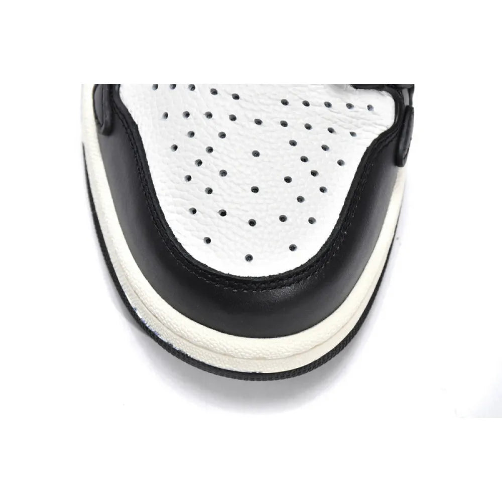 AMIRI Skel Top Low Black White Sneakers – Stylish Bone Appliqué Low-Top Shoes