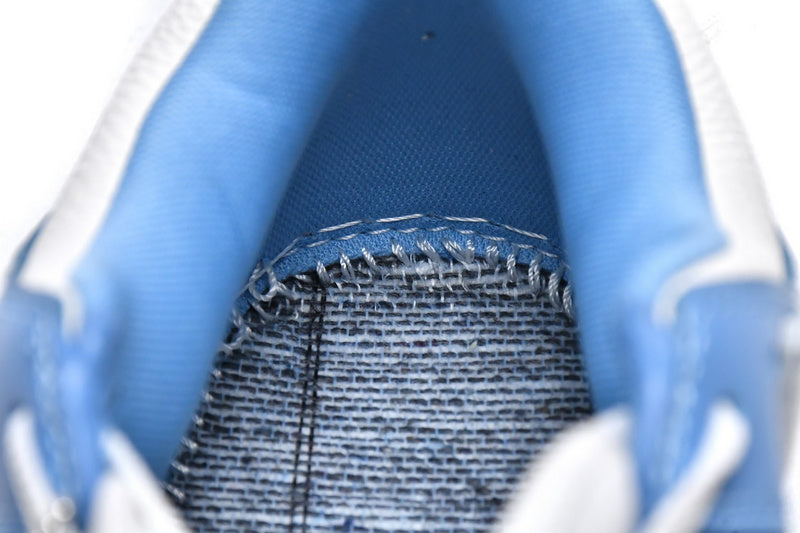 AMIRI Skel Top Low White Blue Premium Leather Bone Appliqué Sneakers