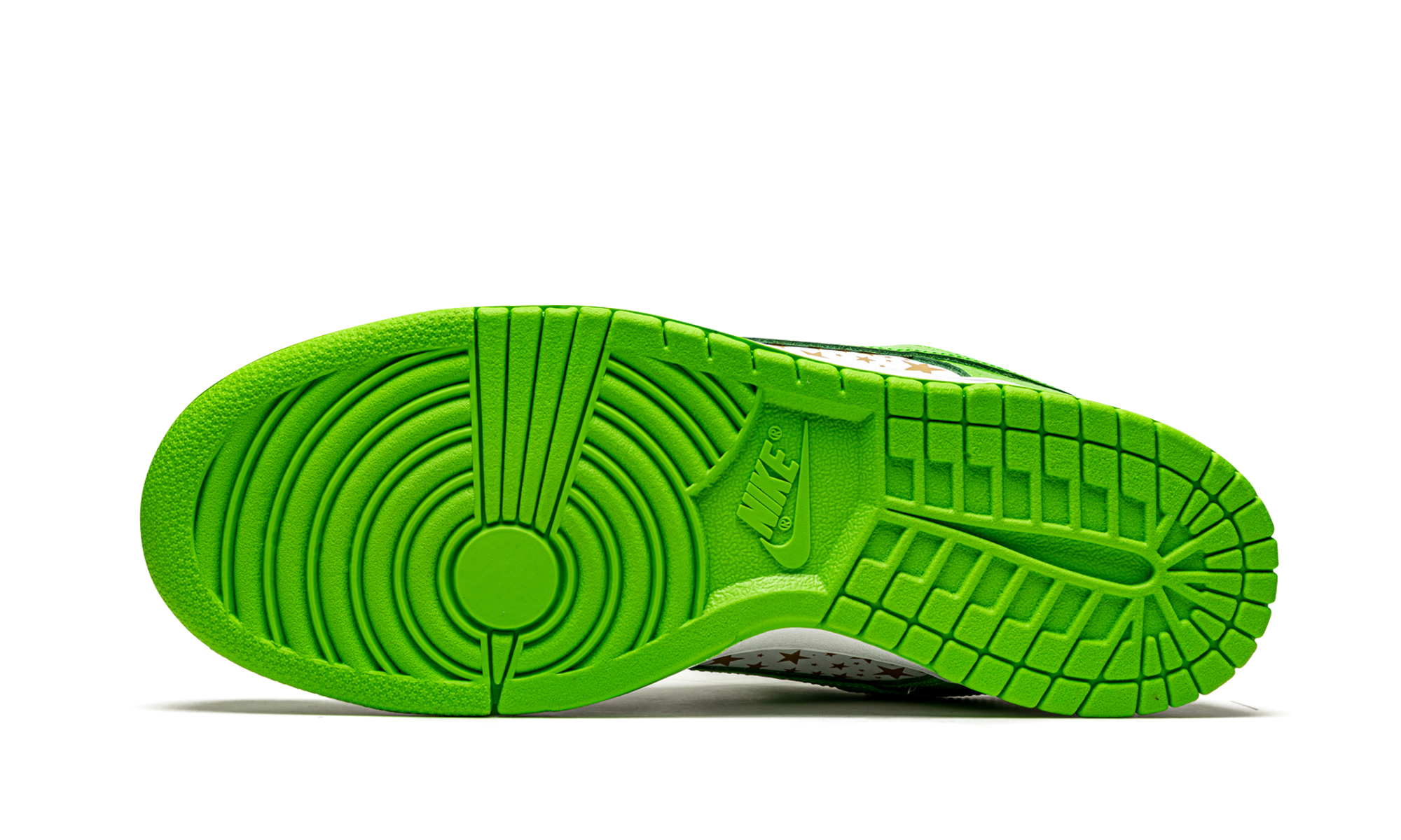 Nike SB Dunk Low Supreme Stars Mean Green Iconic Skate Shoe