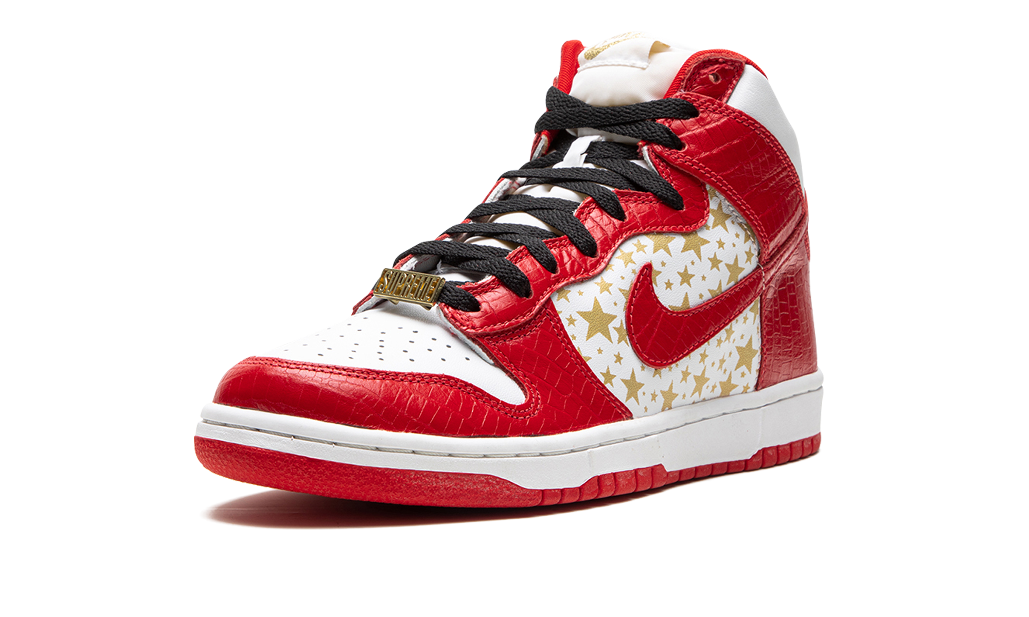 Nike SB Dunk High Pro Supreme Red Stars 2003 Iconic Skate Sneakers