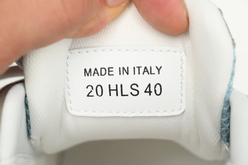 Dior White, Blue, & Black B22 Chunky Sneakers - Iconic Athletic Footwear