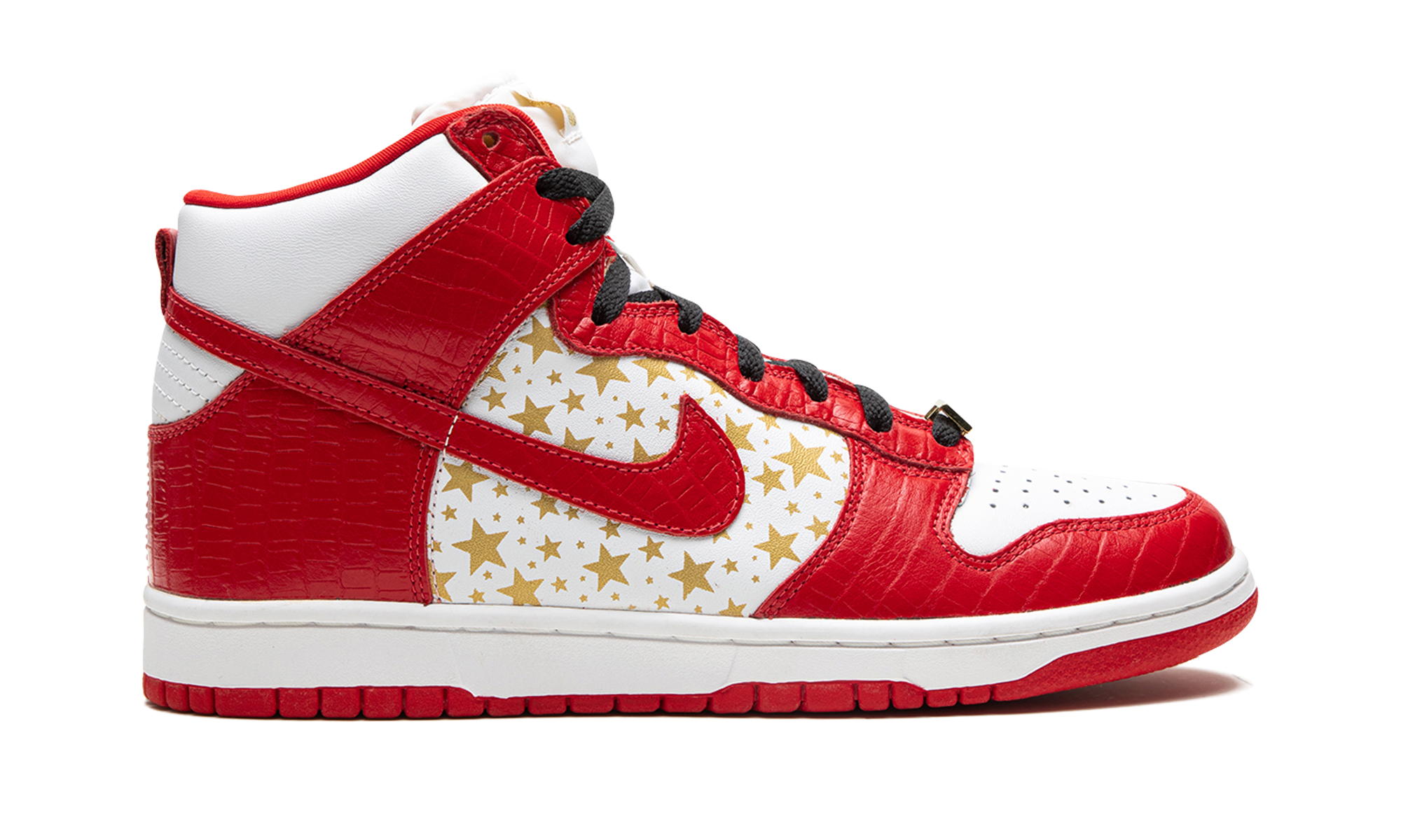 Nike SB Dunk High Pro Supreme Red Stars 2003 Iconic Skate Sneakers