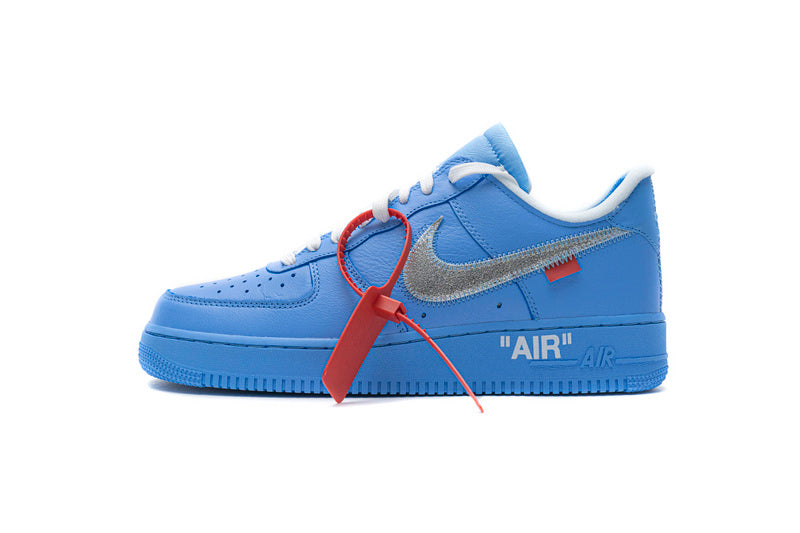OFF-WHITE Nike Air Force 1 '07 Low MCA Edition Blue Sneakers