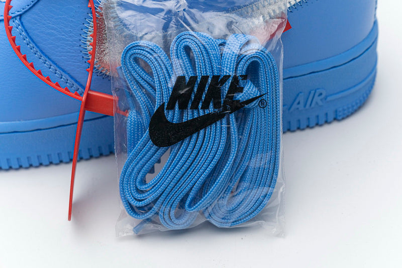 OFF-WHITE Nike Air Force 1 '07 Low MCA Edition Blue Sneakers