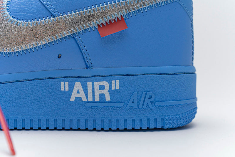 OFF-WHITE Nike Air Force 1 '07 Low MCA Edition Blue Sneakers