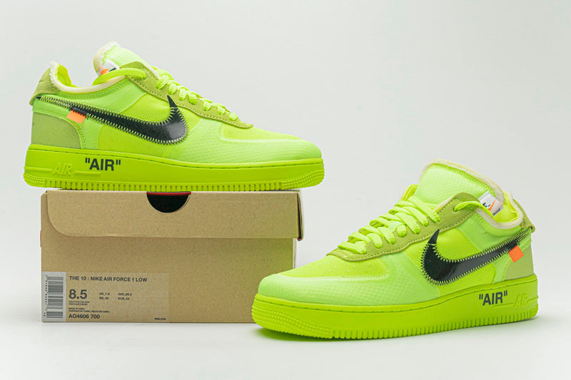 Exclusive OFF-WHITE x Air Force 1 Low Volt Sneakers - Iconic Style & Comfort