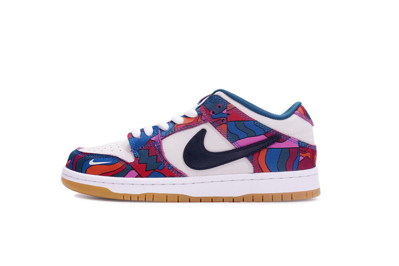 Parra x Nike SB Dunk Low Pro QS Abstract Art Skateboard Shoes
