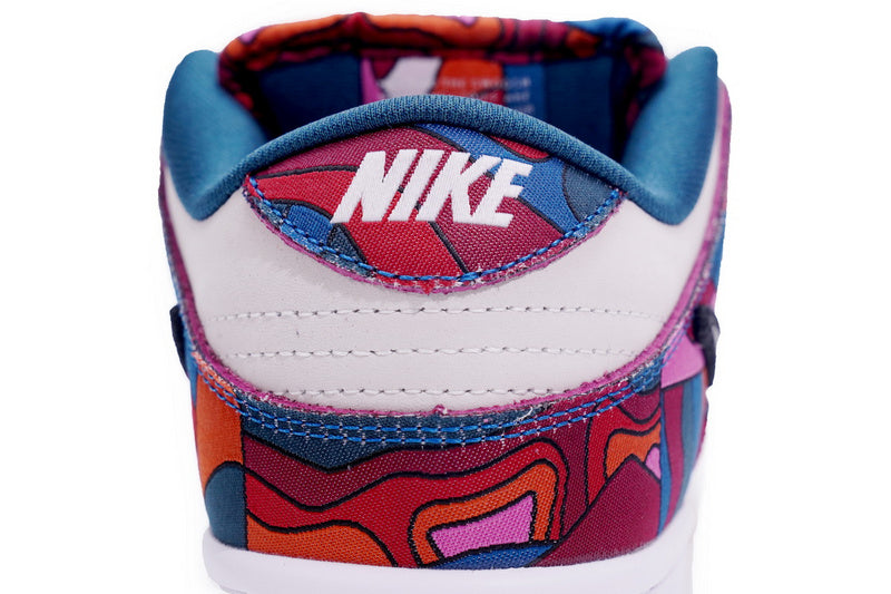 Parra x Nike SB Dunk Low Pro QS Abstract Art Skateboard Shoes