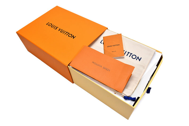 Louis Vuitton Trainer White Green Premium Luxury Sneakers - Men's Fashion Footwear