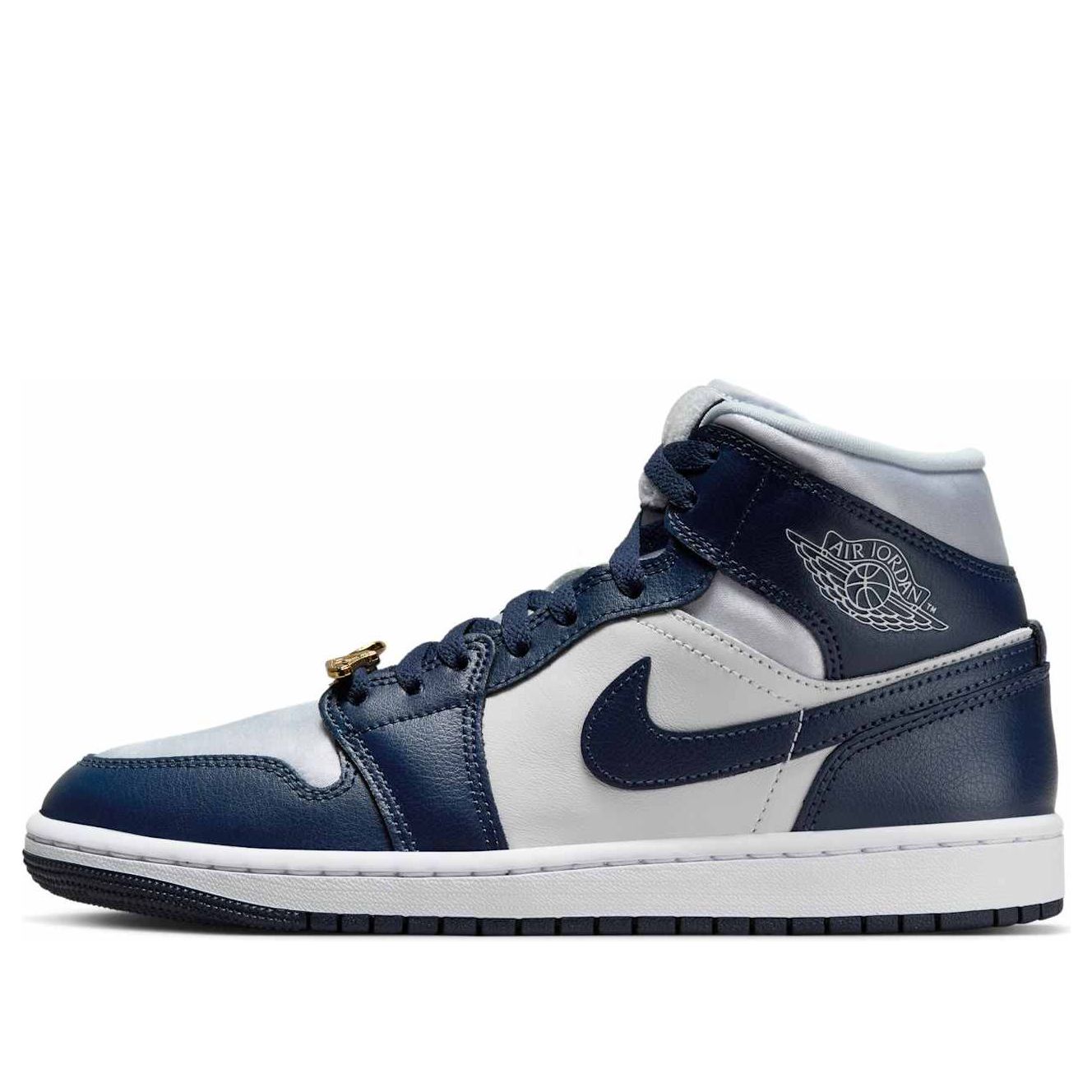 Air Jordan 1 Mid SE ‘Football Grey White Midnight Navy’