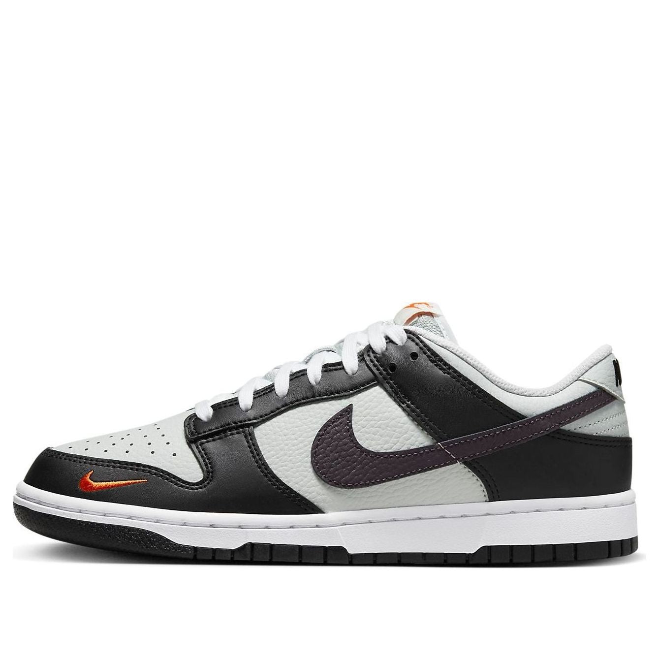 Nike Dunk Low ‘Black Total Orange Mini Swoosh’