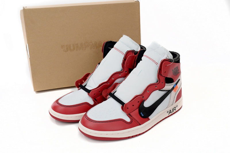 Exclusive OFF-WHITE x Air Jordan 1 High OG Chicago 10X Iconic Collector's Sneaker
