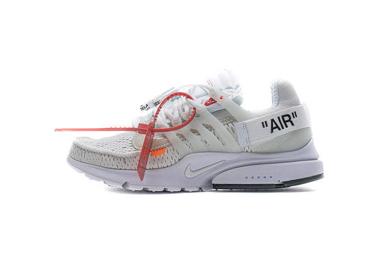 Iconic OFF-WHITE x Nike Air Presto White Sneakers: Lightweight, Stylish, Collaboration Shoes
