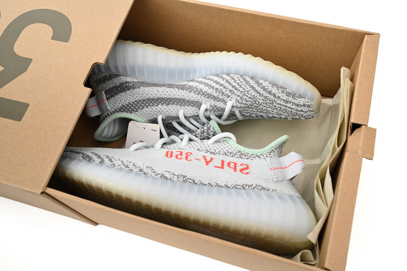 OG Adidas Yeezy Boost 350 V2 Blue Tint Primeknit Boost Sneakers