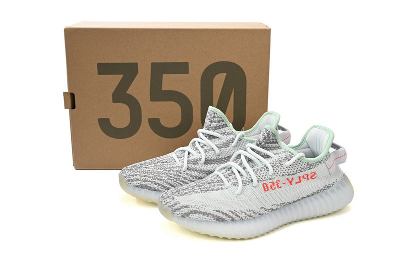 OG Adidas Yeezy Boost 350 V2 Blue Tint Primeknit Boost Sneakers