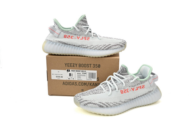 OG Adidas Yeezy Boost 350 V2 Blue Tint Primeknit Boost Sneakers