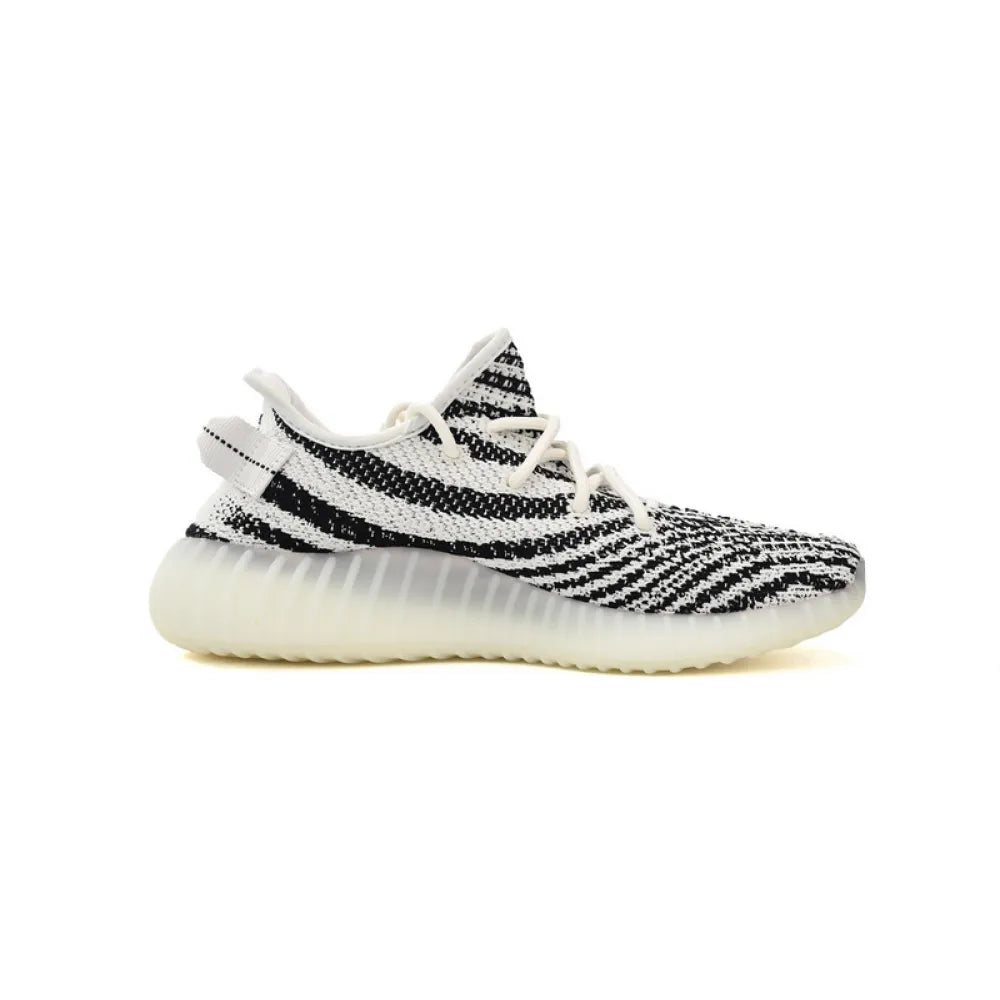 OG Adidas Yeezy Boost 350 V2 Zebra Primeknit Sneakers with Real Boost