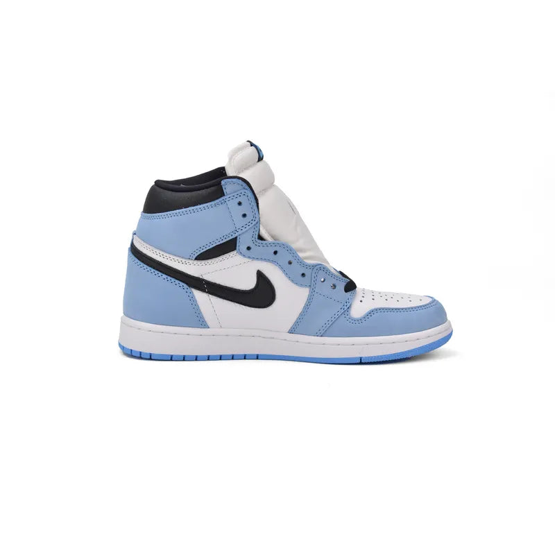 Iconic Nike Air Jordan 1 High OG University Blue Premium Leather Sneakers