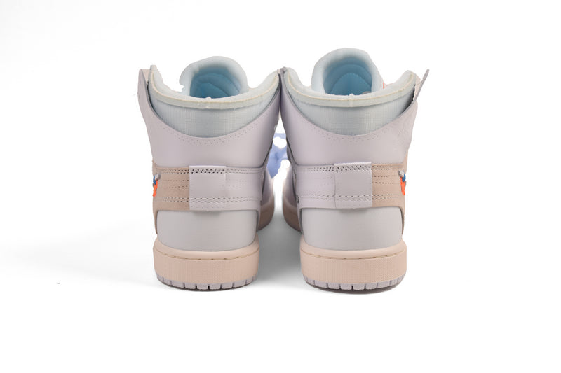 Exclusive OFF-WHITE x Air Jordan 1 'The Ten' White High-Top OG Replica Sneakers