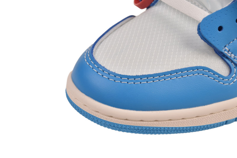 OG Off-White x Air Jordan 1 UNC Retro High Top Sneakers Blue White