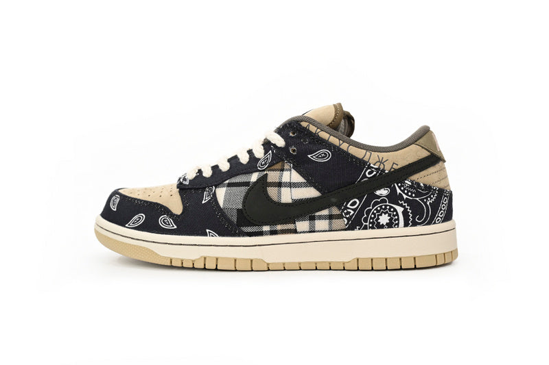 OG Travis Scott Nike SB Dunk Low Paisley Sneakers - Iconic Street Style