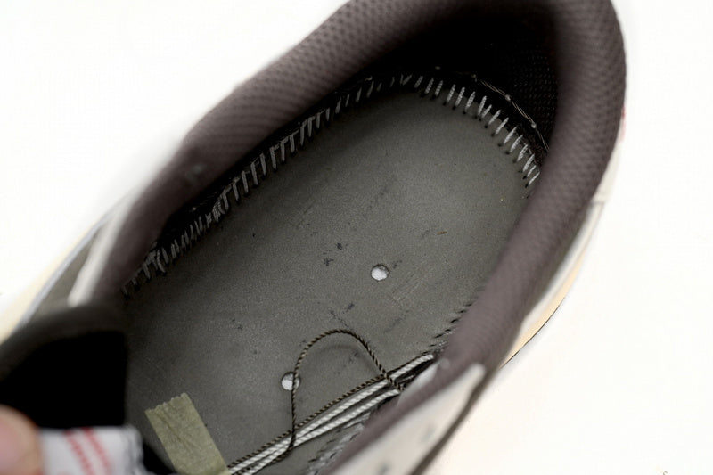 Travis Scott x Air Jordan 1 Low OG Reverse Mocha Premium Sneakers