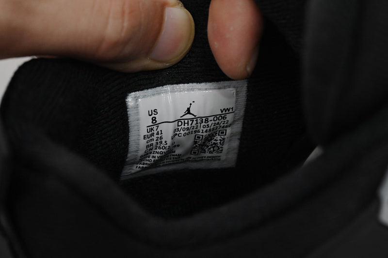 Authentic Air Jordan 4 Retro Black Canvas Sneakers - Q4 Batch Premium Quality