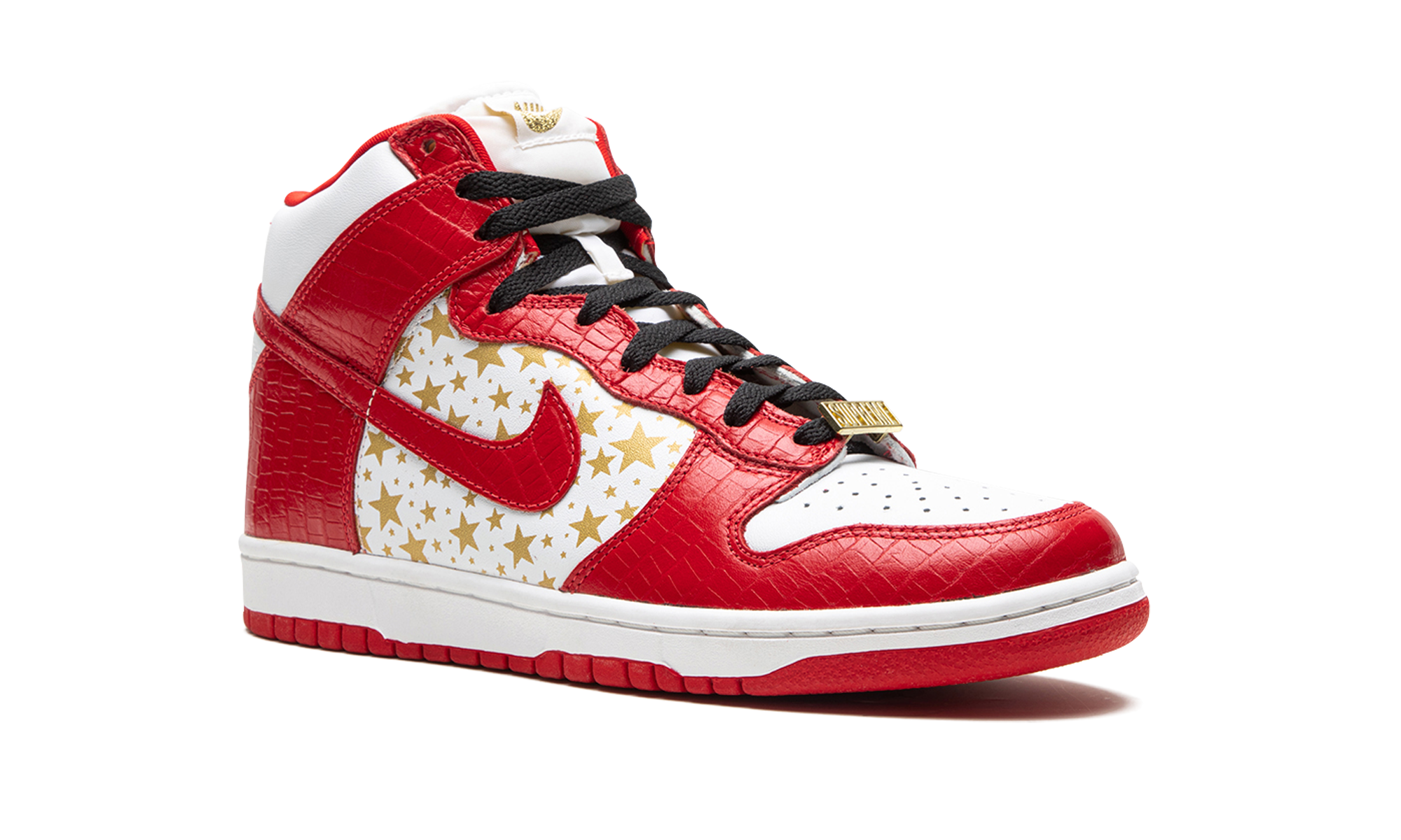 Nike SB Dunk High Pro Supreme Red Stars 2003 Iconic Skate Sneakers