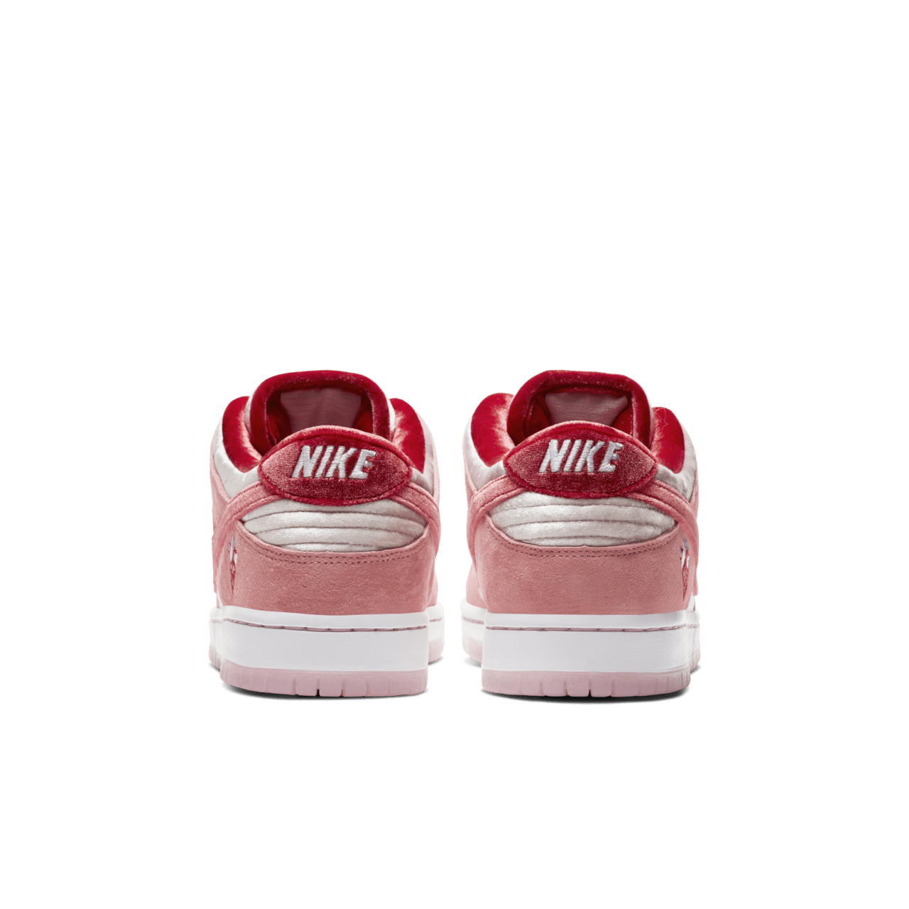 Nike SB Dunk Low 'Strangelove' Valentine's Day Velvet Suede Sneakers